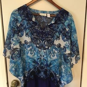 Chico’s Size 1 top. Regular sizing is M/L.